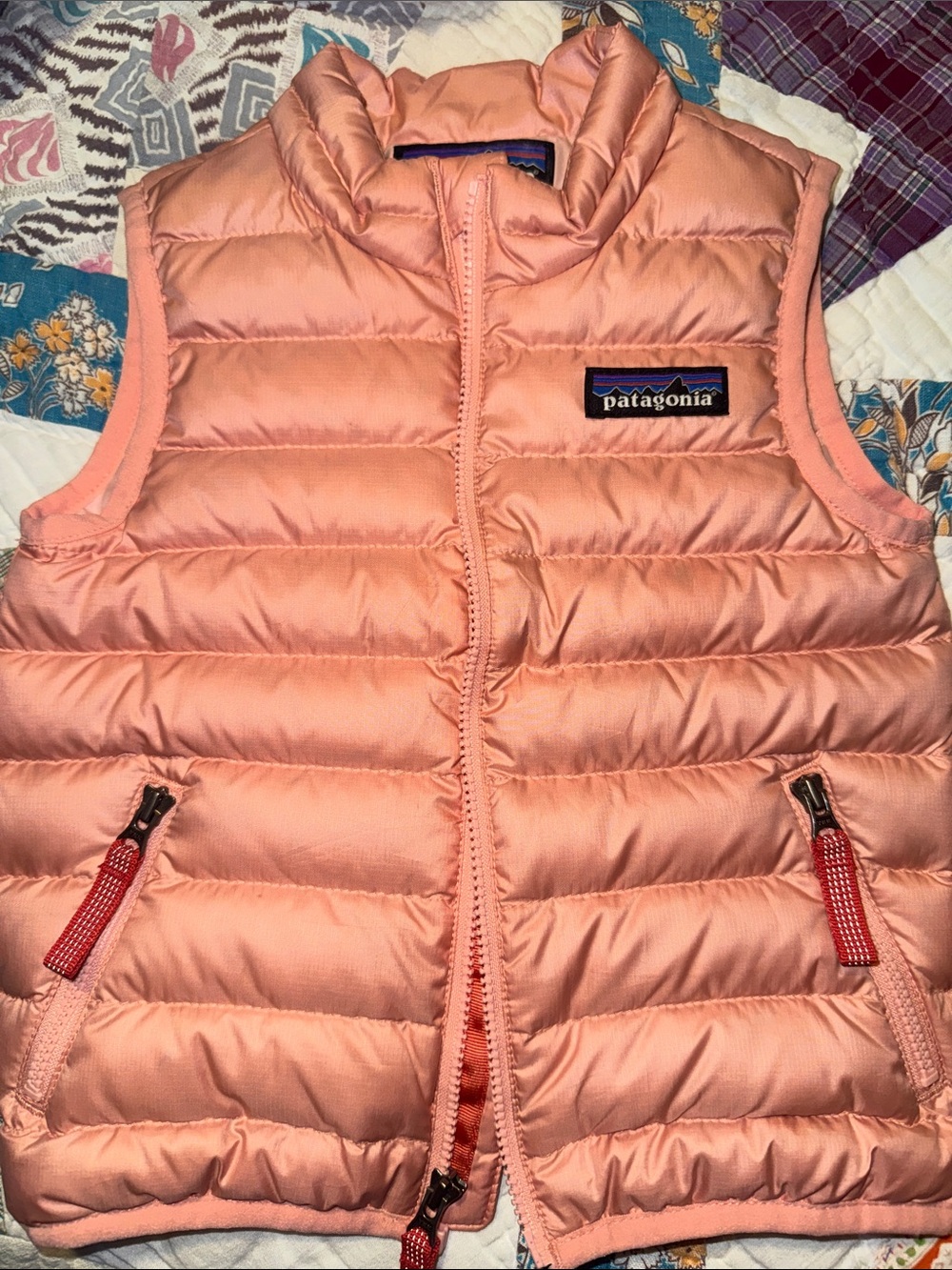 Patagonia Kids Puffer Vest - Coral Pink